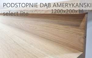 Podstopnie dąb amerykański select lite 1200x200x14