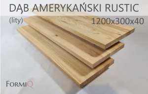 Stopnie dąb amerykański rustic lite 1200x300x40