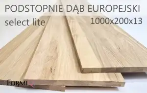 Podstopnie dąb europejski  select lite 1000x200x13