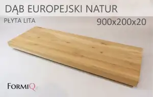 Podstopnie dąb europejski natur lite 900x200x20