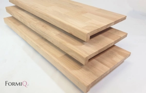Nakładki dąb europejski select mikrowczep dł (900-1200)x320/300x20/40mm