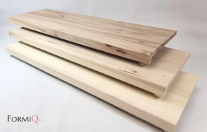Nakładki wiąz natur lite dł (900-1200)x320/300x20/40mm