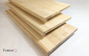 Nakładki jesion natur lite dł (900-1000)x320/300x20/40mm