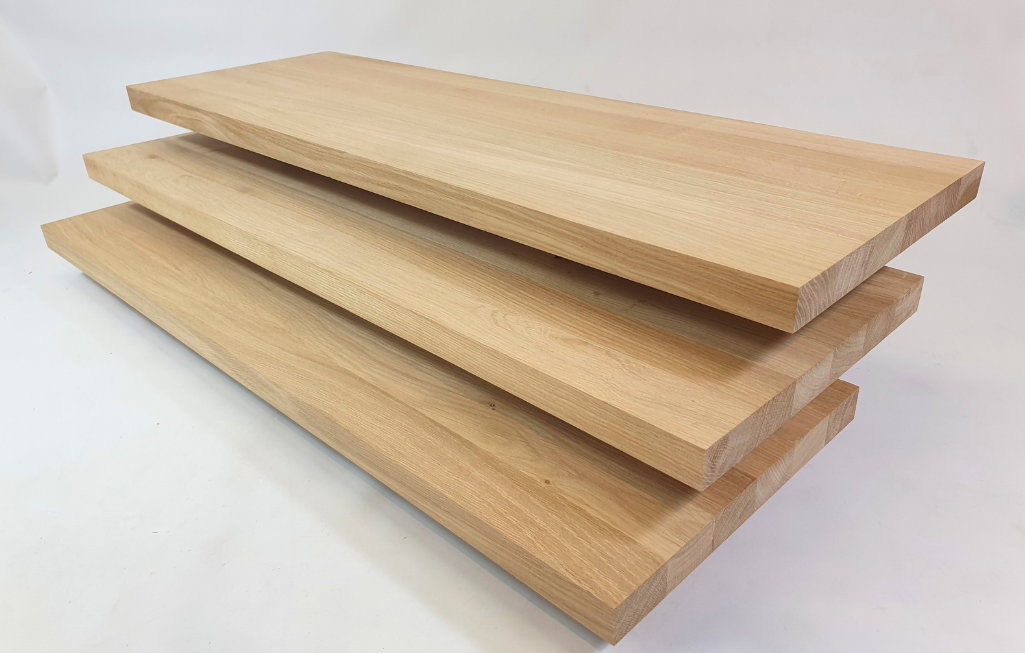 Stopnie dębowe / trepy dąb europejski select lite dł (800-1200)x300x30mm